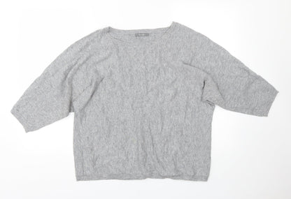 Womens UK Size 18 South Grey Basic T-Shirt