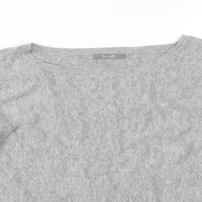 Womens UK Size 18 South Grey Basic T-Shirt