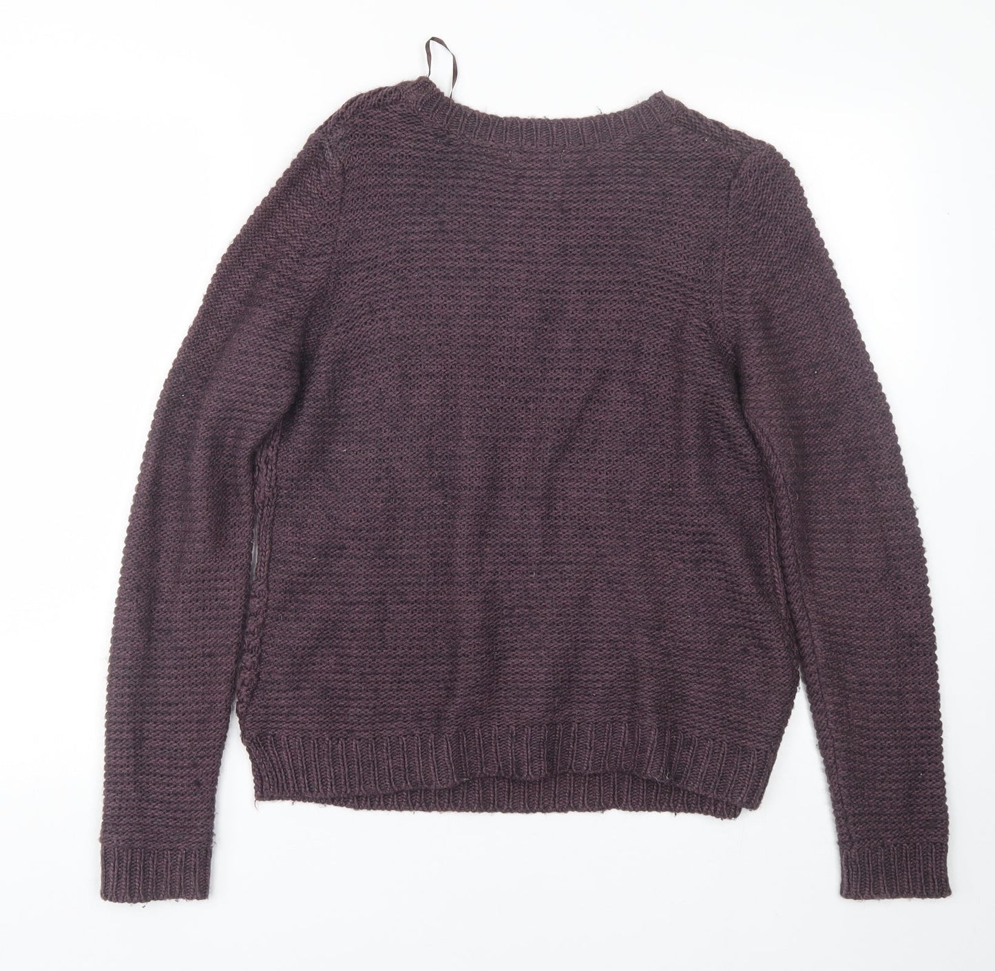 Womens UK Size 10 M&S Purple Pullover Jumper