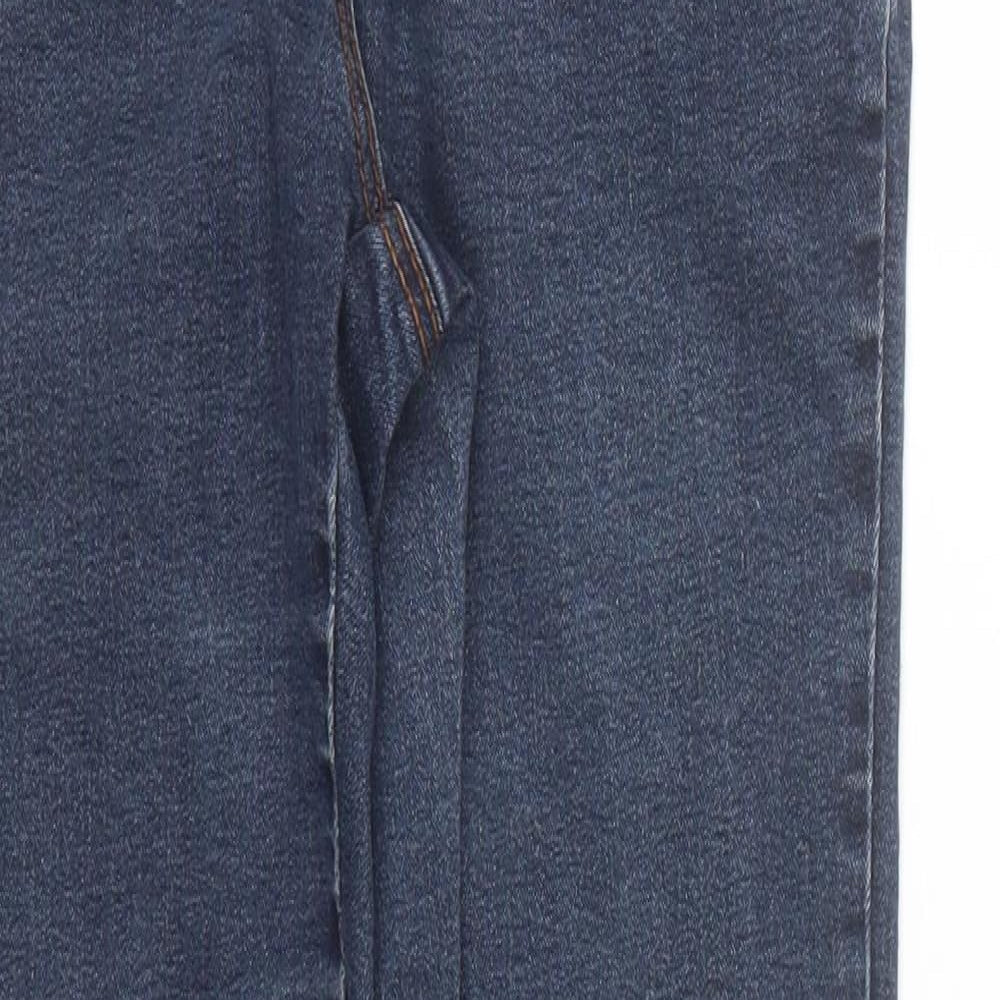 M&Co Womens Blue  Denim Skinny Jeans Size 10 L28 in