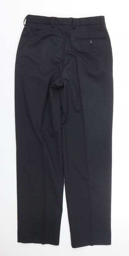 Preworn Mens Black   Trousers  Size 30 L30 in