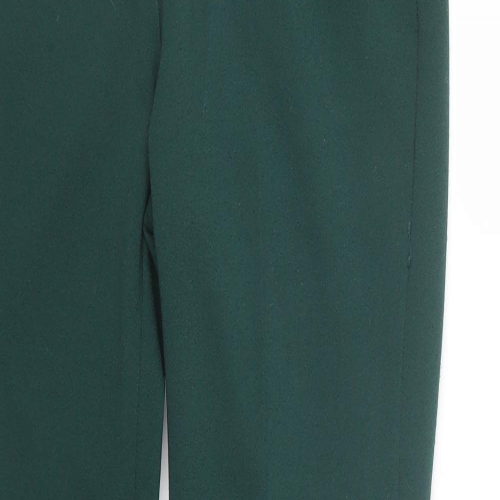 Womens UK Size 28 Made in Italy Regular Fit  Green Trousers