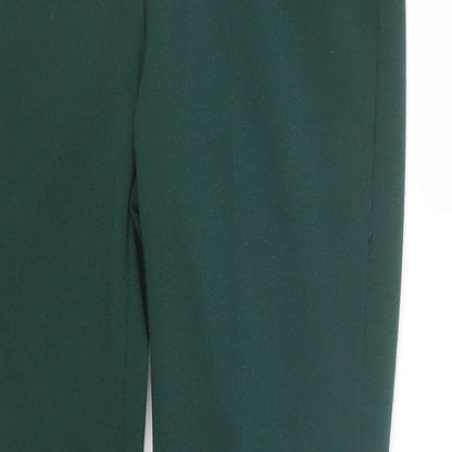 Womens UK Size 28 Made in Italy Regular Fit  Green Trousers
