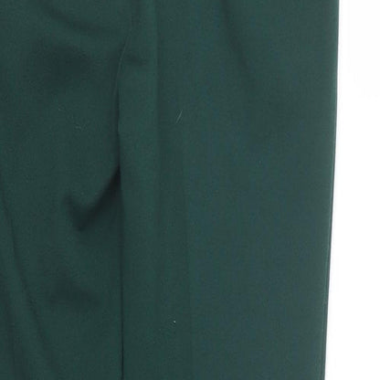 Womens UK Size 28 Made in Italy Regular Fit  Green Trousers