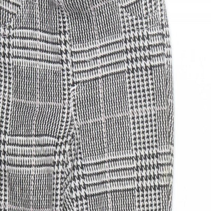 Dopo Dopo Girls Black Houndstooth  Capri Trousers Size 5-6 Years