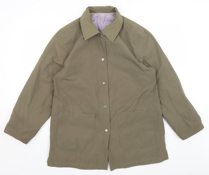 Womens UK Size M Danni Mac Green Quilted Coat