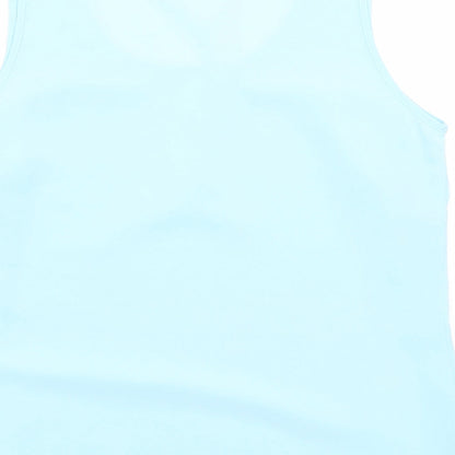 M&S Womens Blue   Basic Tank Size 12