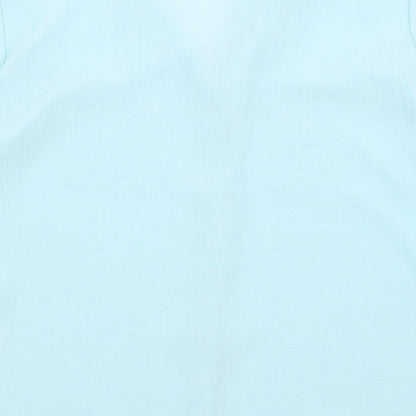 M&S Womens Blue   Basic Button-Up Size 12