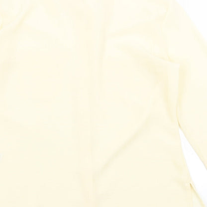 M&S Womens Yellow   Basic Button-Up Size 12