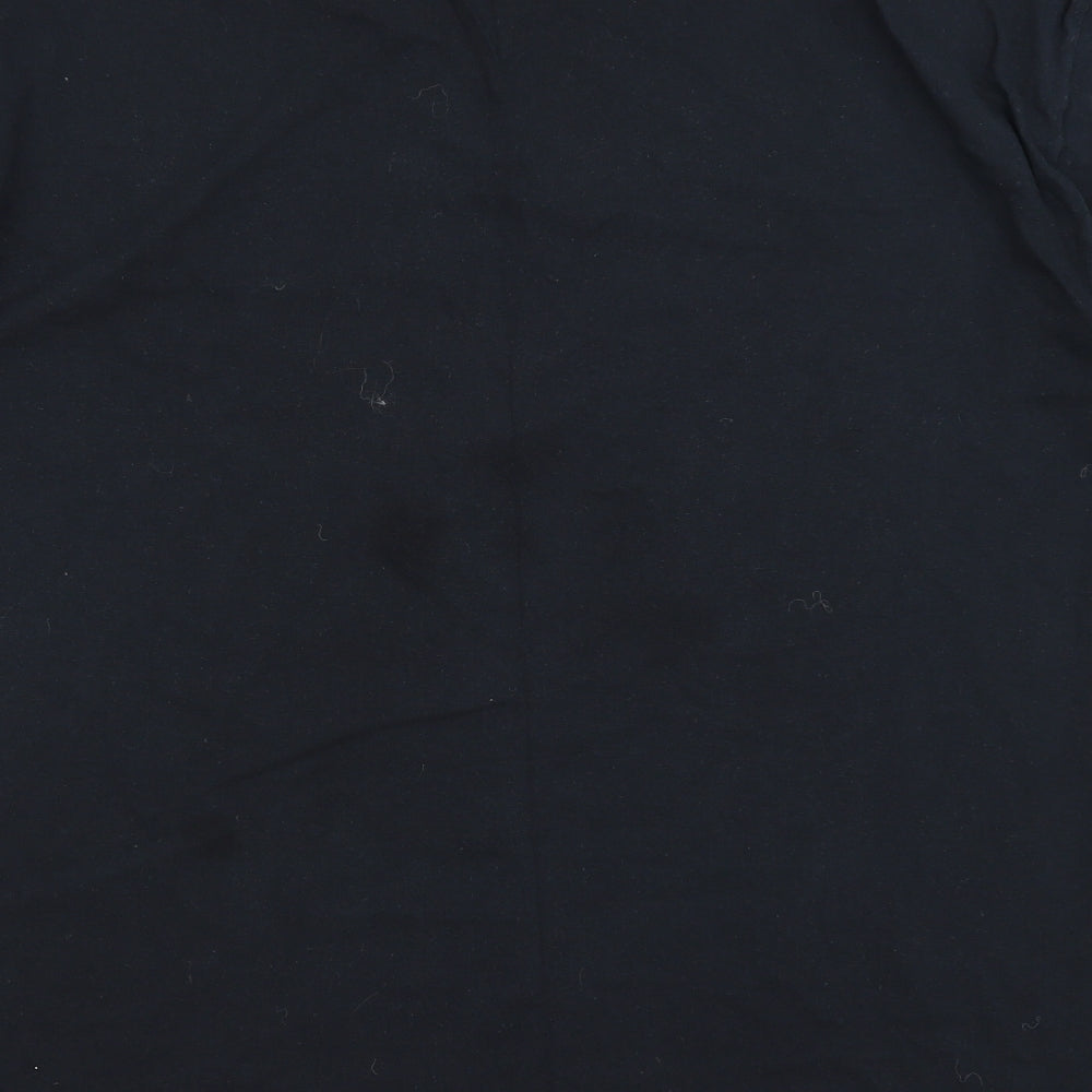 Mens UK Size 2XL Gildan Black  T-Shirt