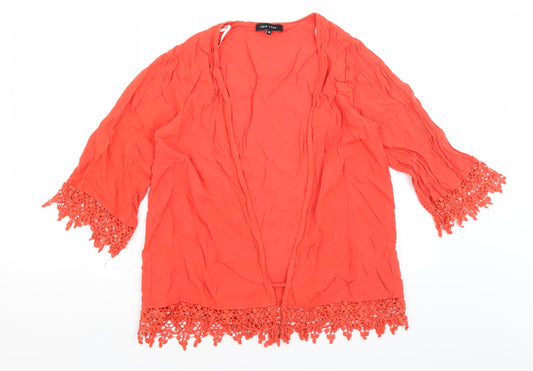 Womens UK Size 10 New Look Red Shrug Jumper