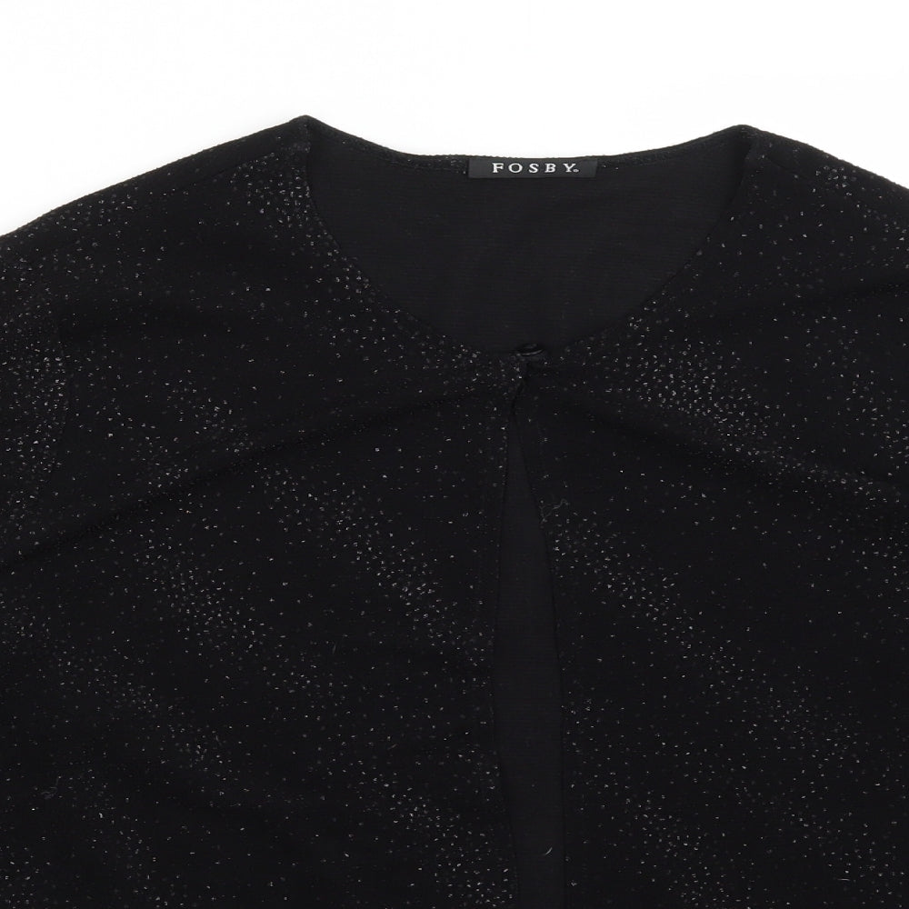 Fosby Womens Black   Shrug Jumper Size 18