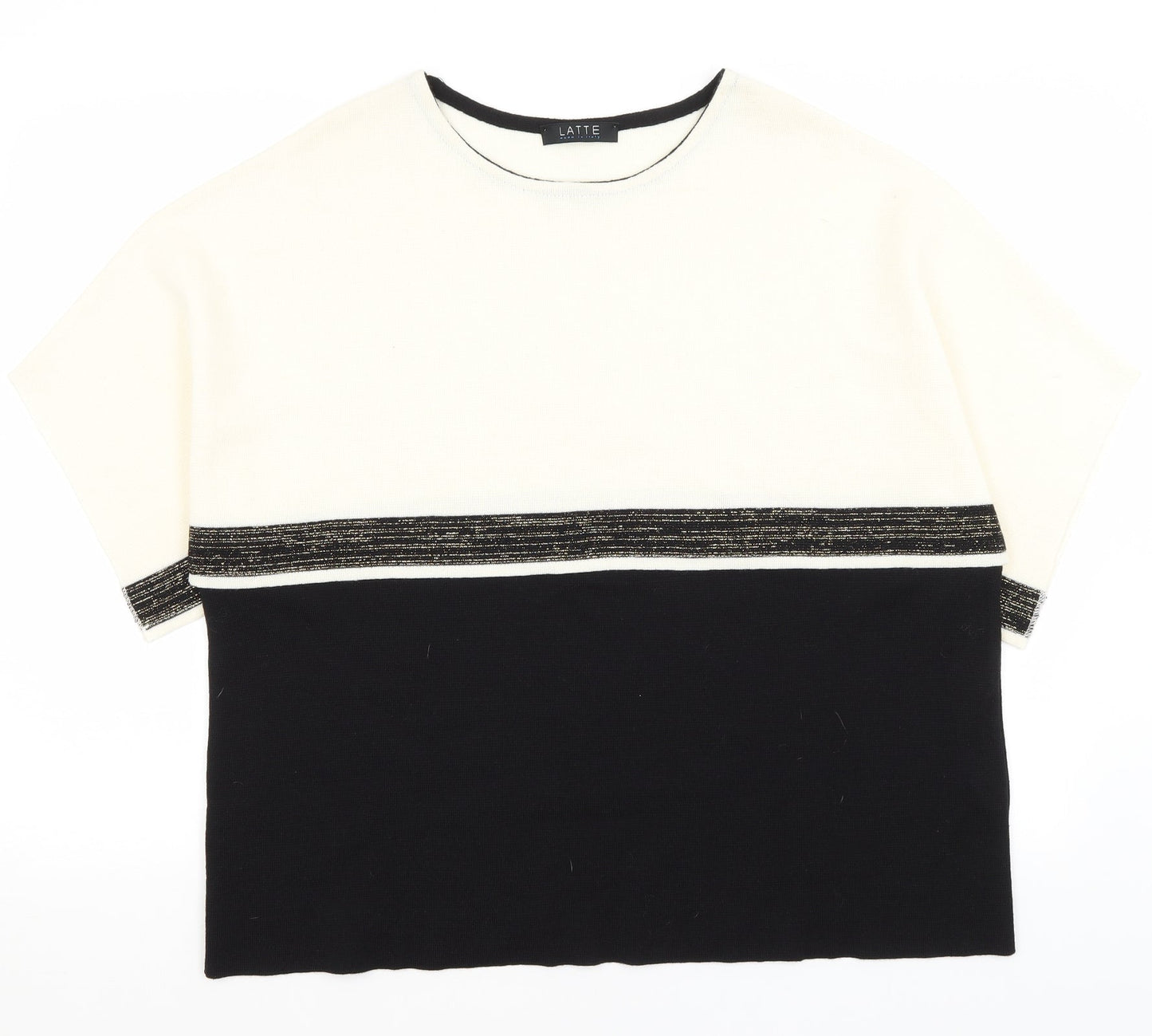 Latte Womens Ivory   Pullover Jumper Size M
