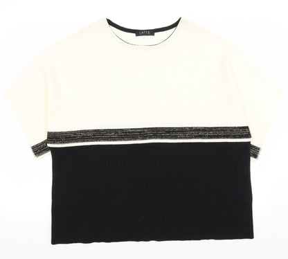 Latte Womens Ivory   Pullover Jumper Size M