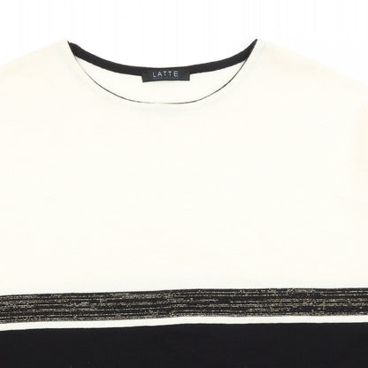 Latte Womens Ivory   Pullover Jumper Size M