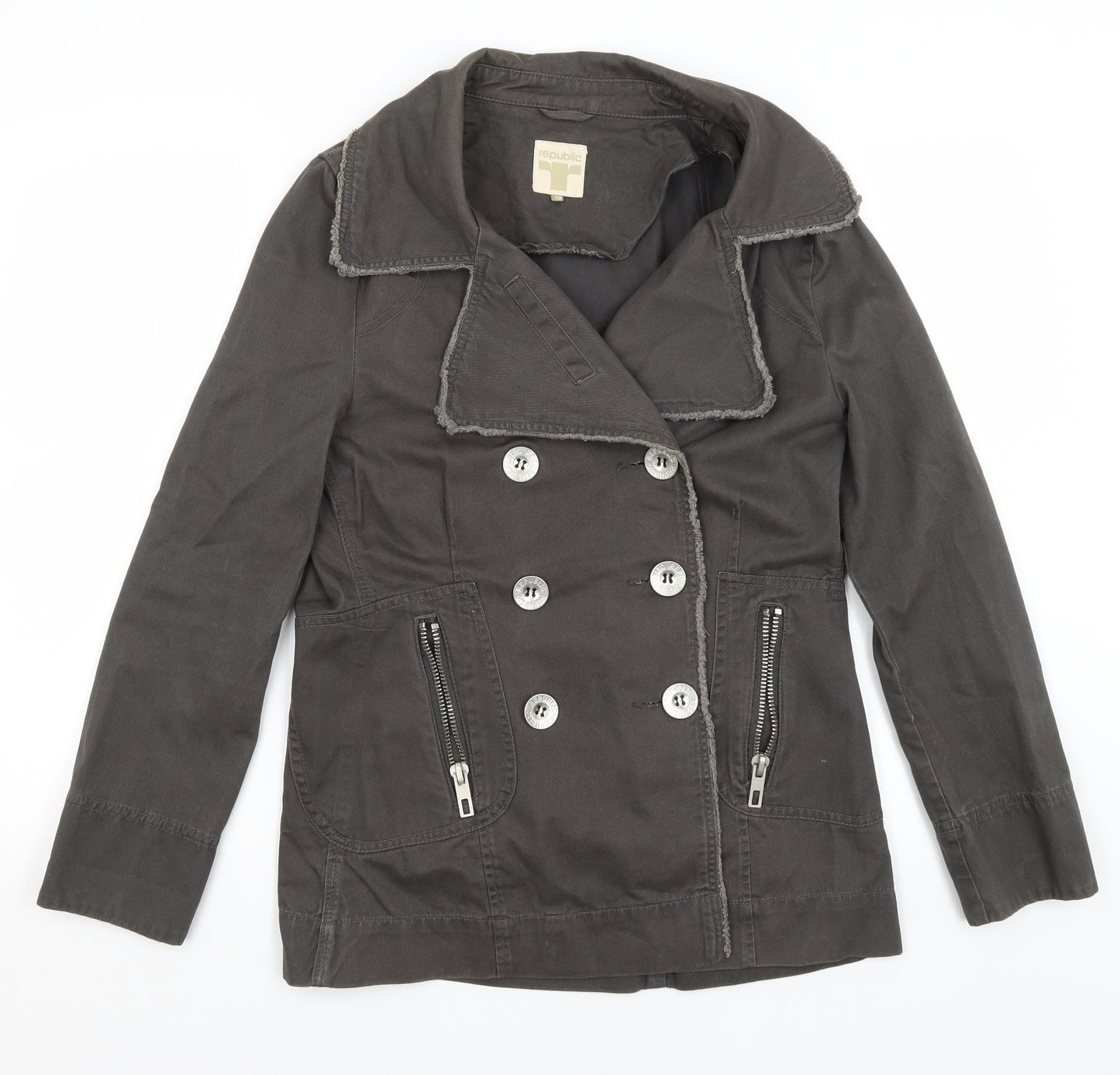 Republic Womens Grey   Jacket  Size 12