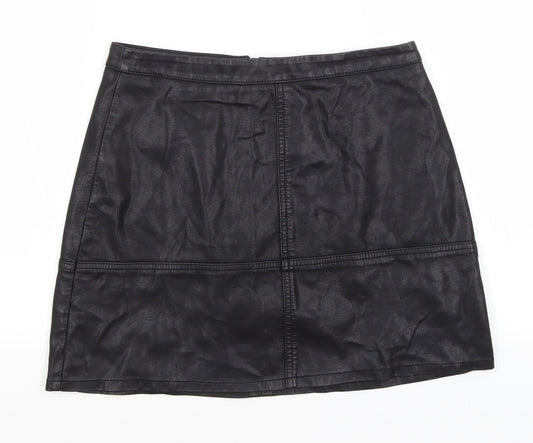 New Look Womens Black   Mini Skirt Size 10