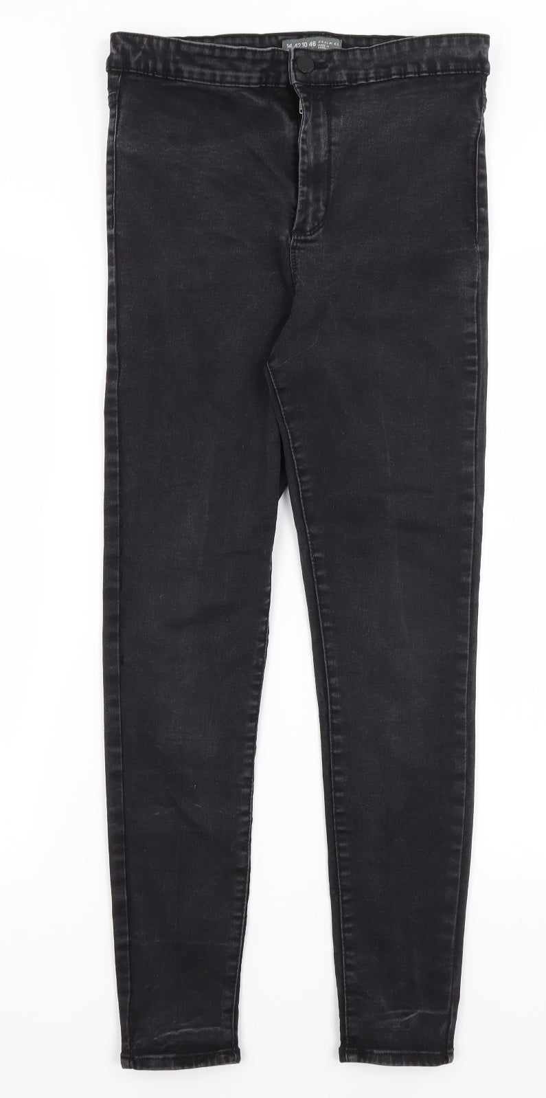 Denim Co Womens Black   Skinny Jeans Size 14 L26 in