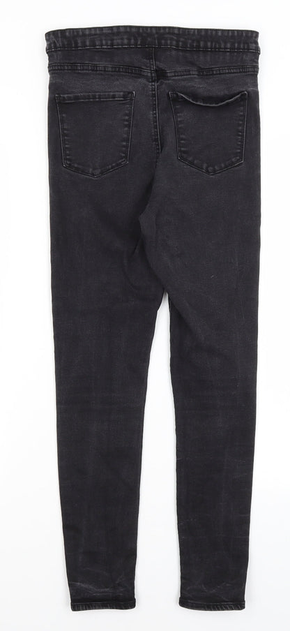 Denim Co Womens Black   Skinny Jeans Size 14 L26 in