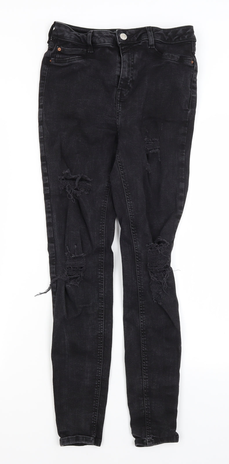 Denim Co Womens Black   Skinny Jeans Size 12 L27 in