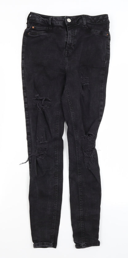 Denim Co Womens Black   Skinny Jeans Size 12 L27 in