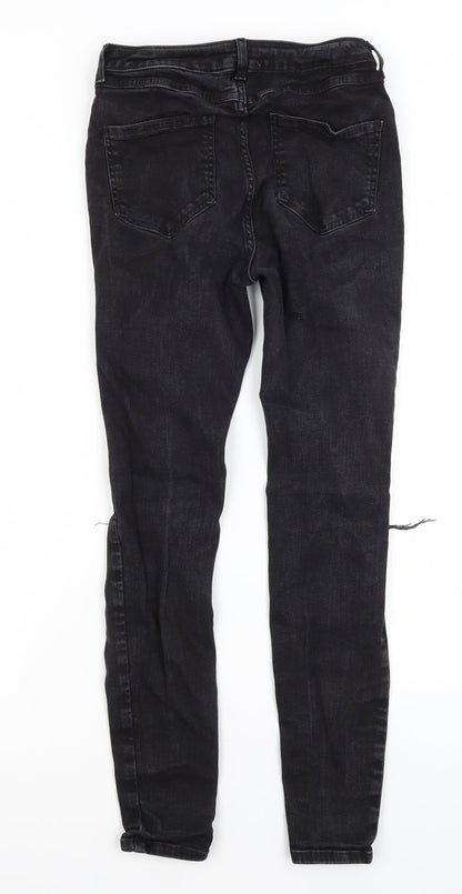 Denim Co Womens Black   Skinny Jeans Size 12 L27 in