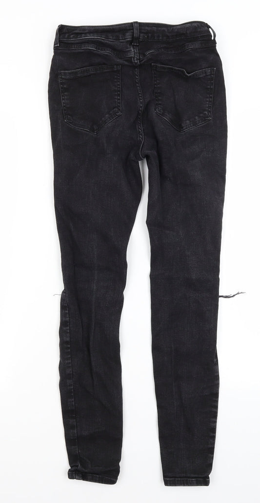 Denim Co Womens Black   Skinny Jeans Size 12 L27 in