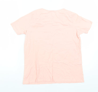 TU Womens Pink   Basic T-Shirt Size 8  - I Love NYC