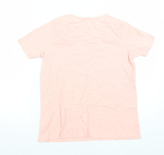 TU Womens Pink   Basic T-Shirt Size 8  - I Love NYC