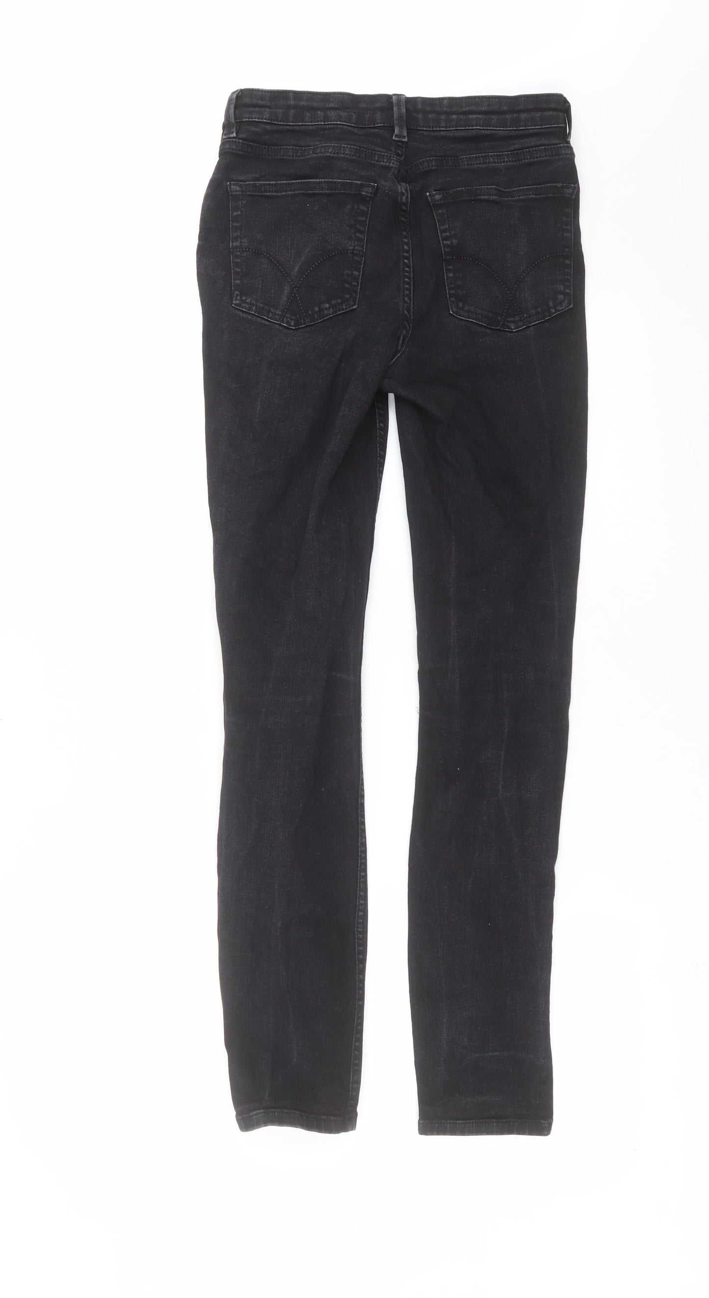 Crew Clothing Womens Black  Denim Skinny Jeans Size 8 L30 in