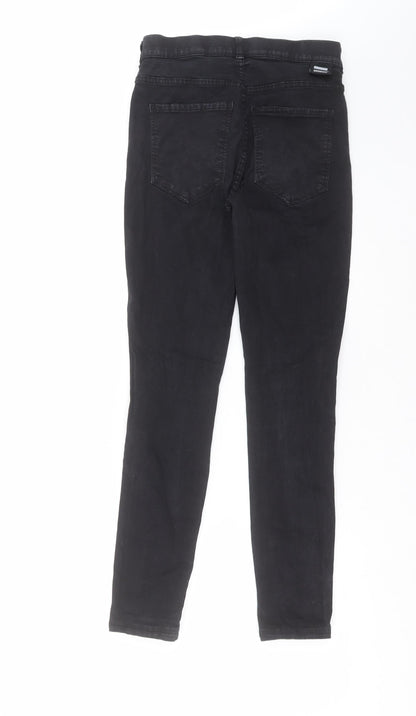 DrDenim Womens Black  Denim Skinny Jeans Size M L28 in