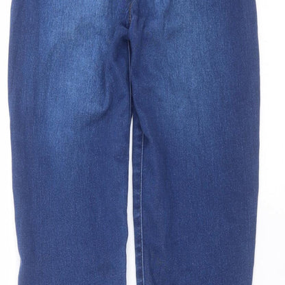 Peacocks Womens Blue  Denim Jegging Jeans Size 8 L30 in