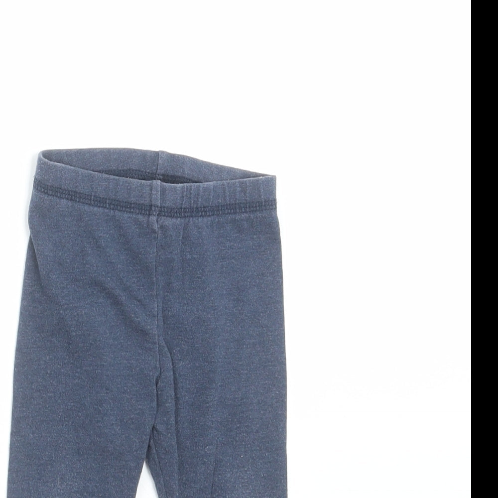 NEXT Girls Blue    Trousers Size 9-12 Months  - leggings, butterfly