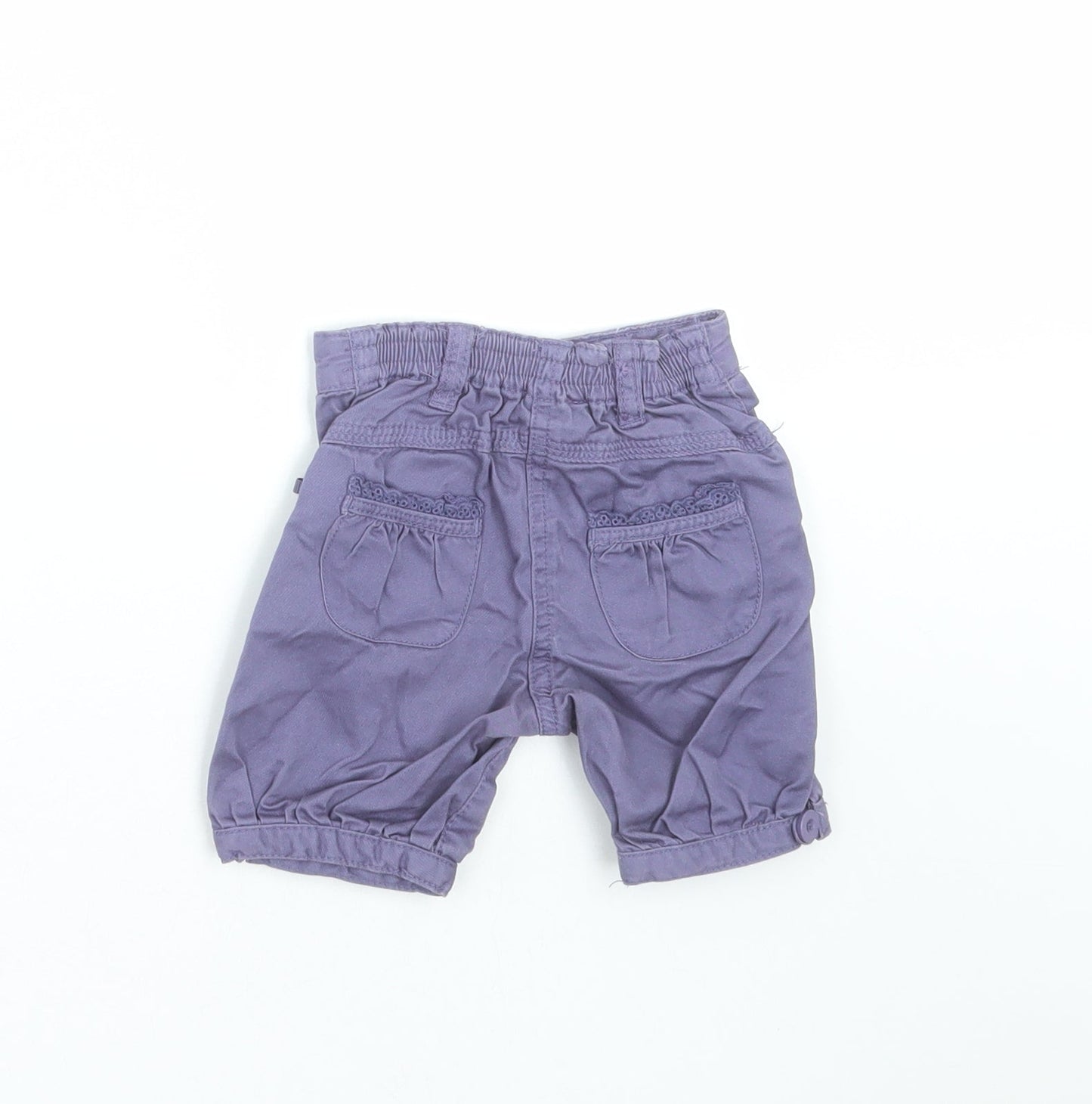 Monsoon Girls Purple    Trousers Size 3-6 Months  - shorts