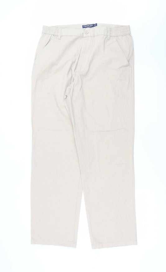 PREMIER MAN  Mens Beige   Trousers  Size 34 in L31 in