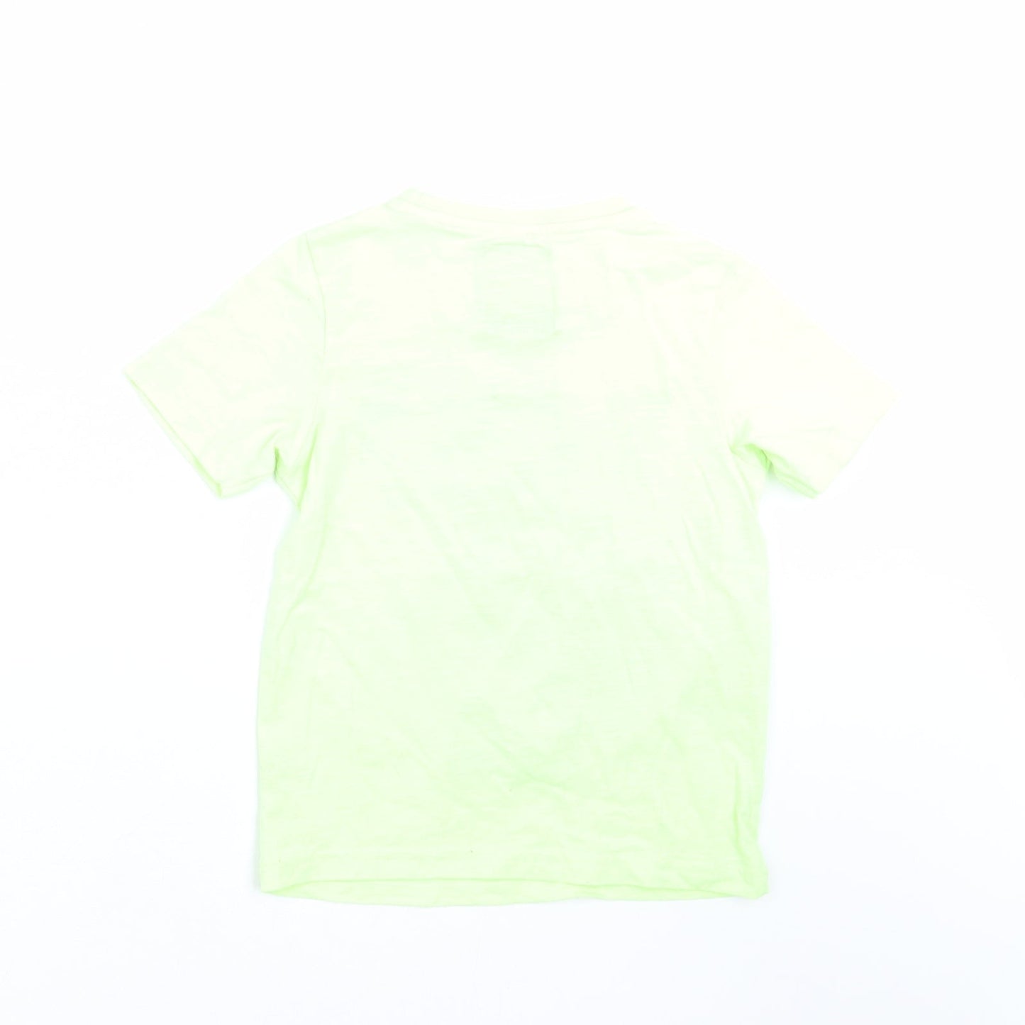 the little surf company Boys Green   Basic T-Shirt Size 4-5 Years  - dinosaur