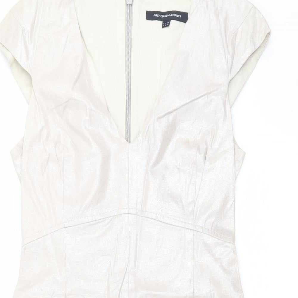 French Connection Womens Beige   Shift  Size 10