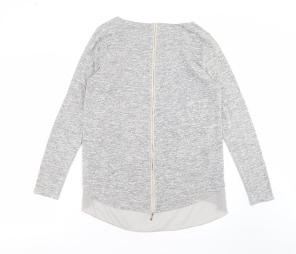 Womens UK Size M New Look Grey Pullover Jumper