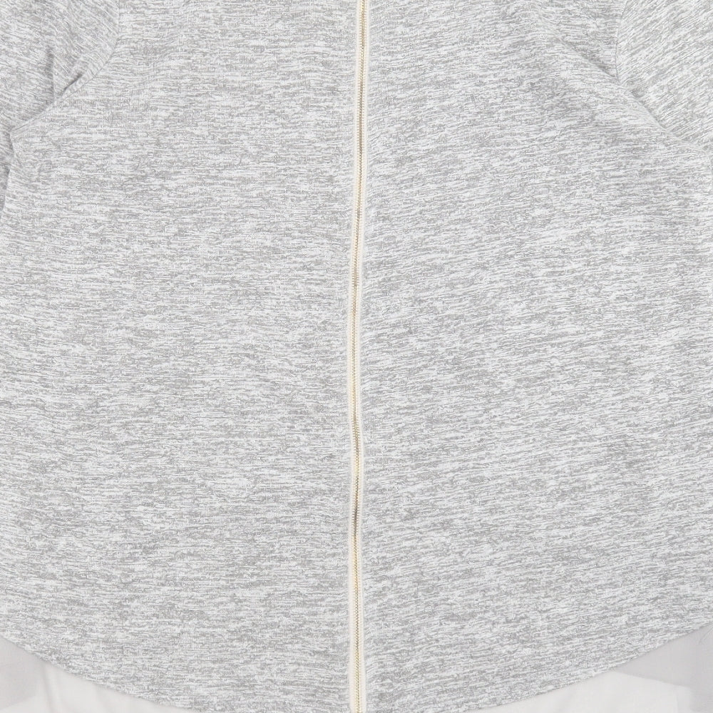 Womens UK Size M New Look Grey Pullover Jumper