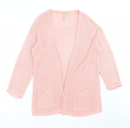 Anthology Womens Pink  Knit Cardigan Jumper Size 12