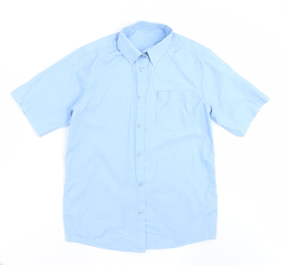 TU Boys Blue   Basic Button-Up Size 12 Years  - school