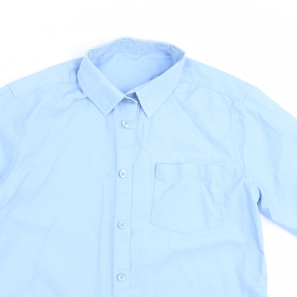 TU Boys Blue   Basic Button-Up Size 12 Years  - school