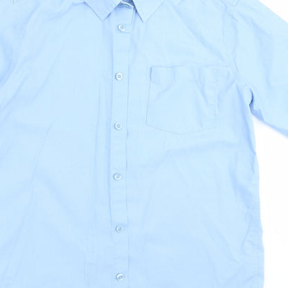 TU Boys Blue   Basic Button-Up Size 12 Years  - school