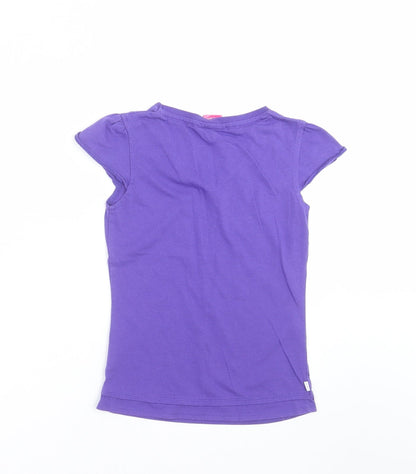 LA Gear Girls Purple   Basic T-Shirt Size 11-12 Years