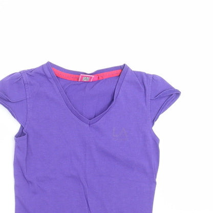 LA Gear Girls Purple   Basic T-Shirt Size 11-12 Years