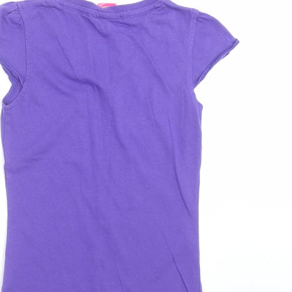 LA Gear Girls Purple   Basic T-Shirt Size 11-12 Years