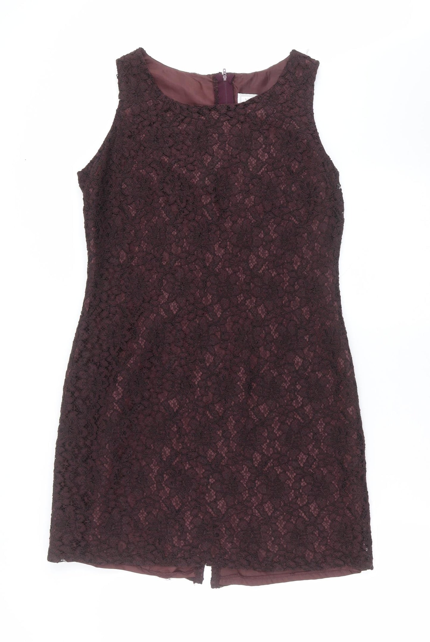 Meghan Womens Purple Floral  Shift  Size 14