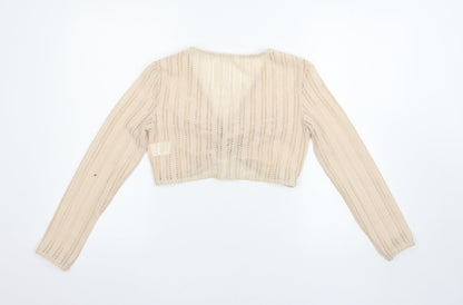 SheIn Womens Beige   Basic T-Shirt Size XS