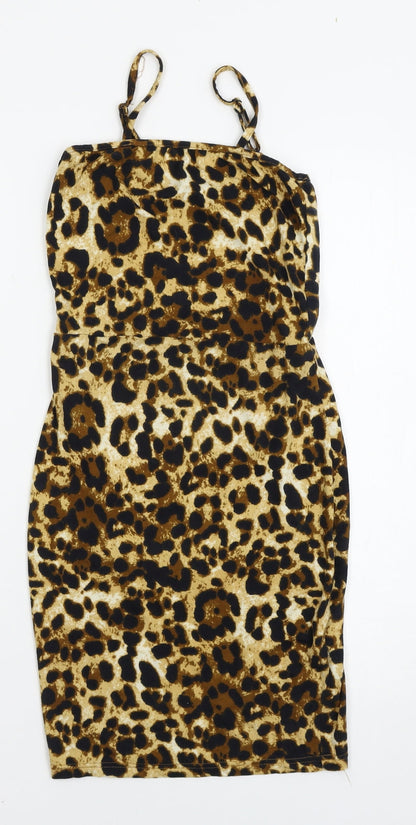 SheIn Womens Multicoloured Animal Print  Mini  Size XS