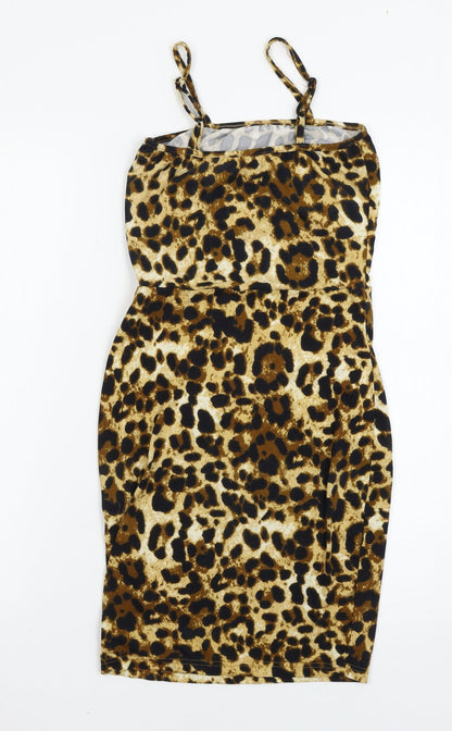 SheIn Womens Multicoloured Animal Print  Mini  Size XS